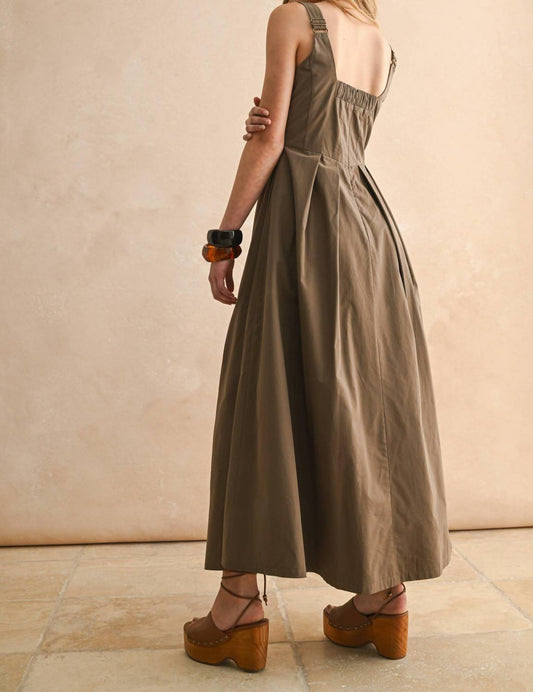 Miou Muse - Stitch Front Pleated Dress