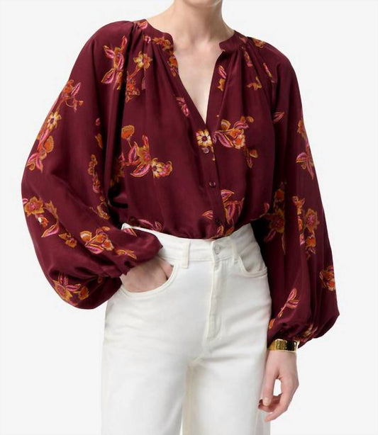 Vanessabruno - Edme Long Balloon Sleeves Blouse