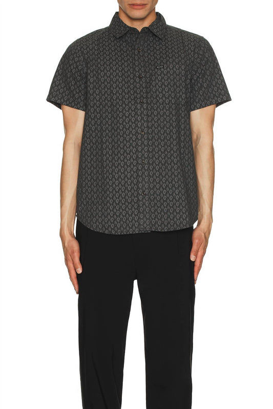 Brixton - Charter Paisley Print Short Sleeve Woven Shirt