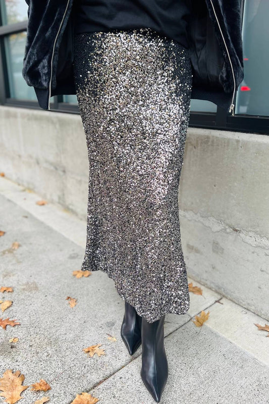 Brave + True - Ritz Sequin Skirt