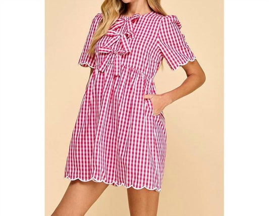 Tcec - Devon Plaid Mini Dress