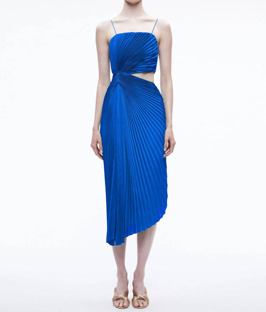 Alice + Olivia - Fayeth Spaghetti Strap Midi Dress