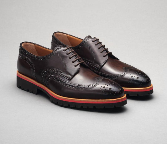 Scarpe Di Bianco - Men's Sc533 Deco Nero Fondente Shoes