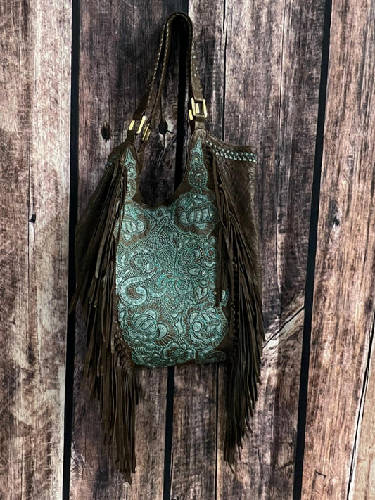 Kippys - Leather Embellished Shoulder Bag