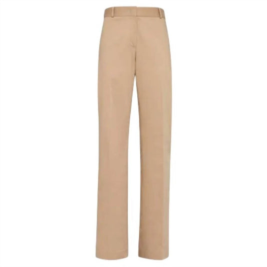 Salvatore Ferragamo - Women's Straight Leg Cotton Trousers