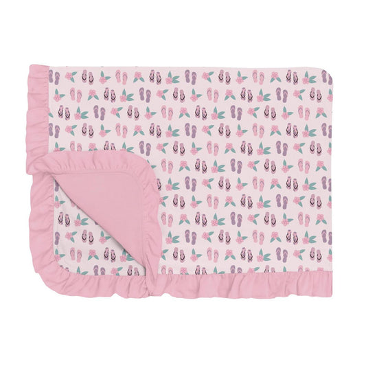 Kickee - Ruffle Toddler Blanket