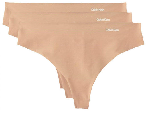 Calvin Klein - Women's 3 Pack Invisibles Thong Panties