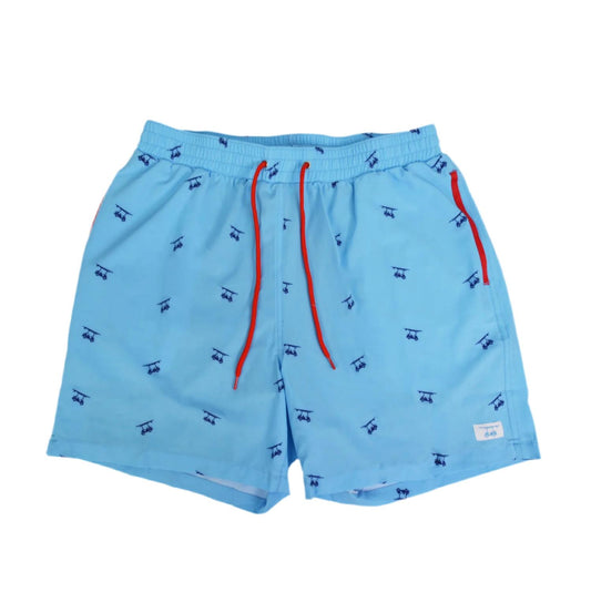 Bald Head Blues - Men's Swim Bell Cart