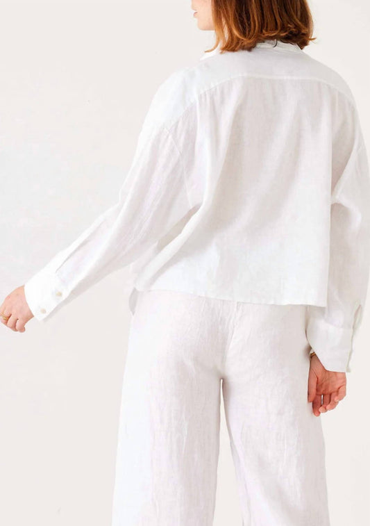 Mersea - Hermosa Linen Boxy Button-up