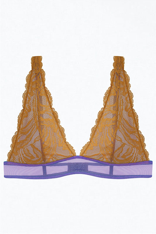 KARLA LACE HIGH APEX TRIANGLE BRA