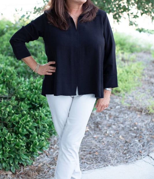 Boho Chic - Pullover V-Neck Top