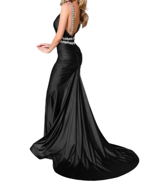 Jessica Angel - Backless Mermaid Evening Dress