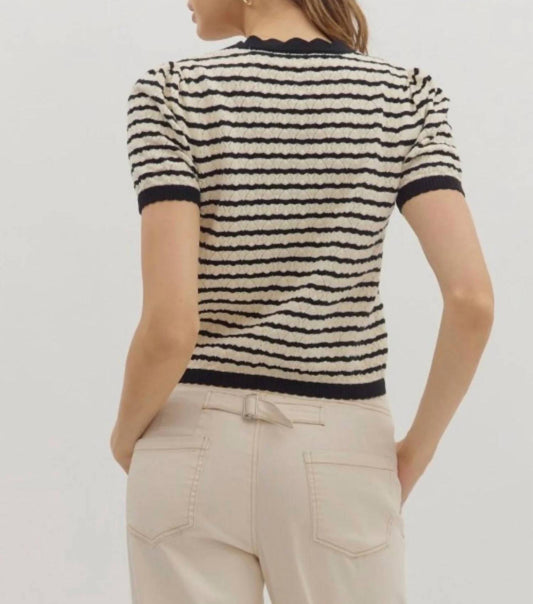 Entro - Saint-Tropez Stripe Top
