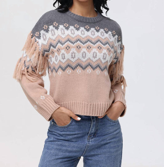 525 America - Fringe Fair Aisle Sweater