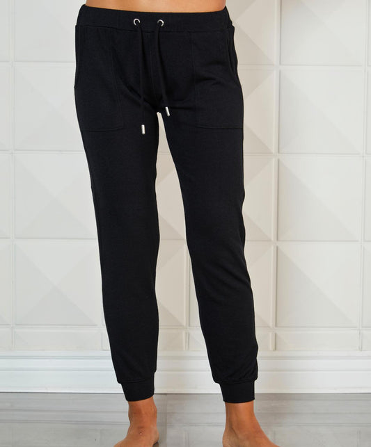 French Kyss - Drawstring Ankle Jogger Pants