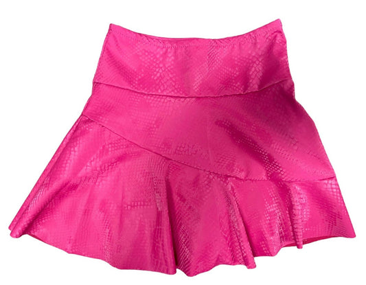 Cheryl Creations - Tween Snake Zipper Ruffle Skort