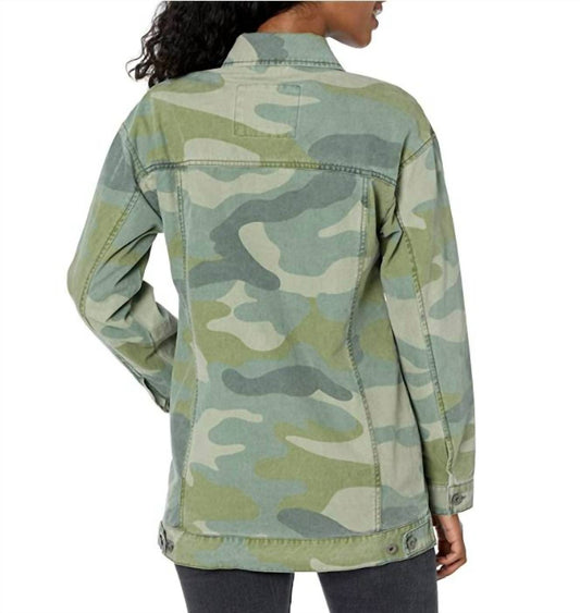 Levi'S - Camo Print Oversized Trucker Jacket