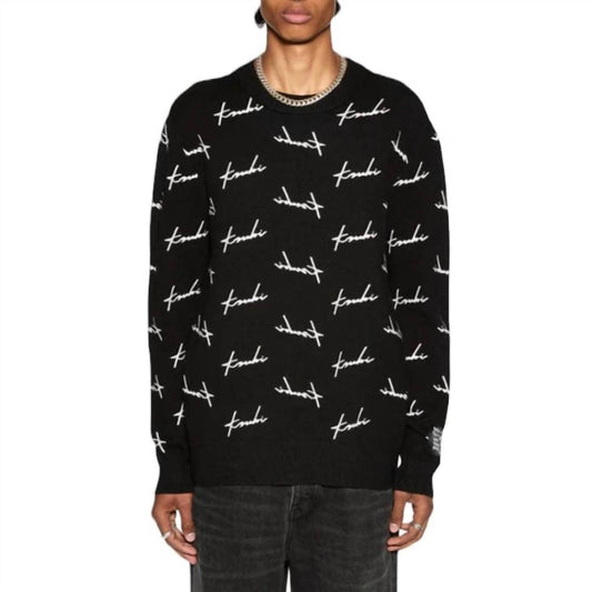 Ksubi - Skript Knit Crewneck Sweater