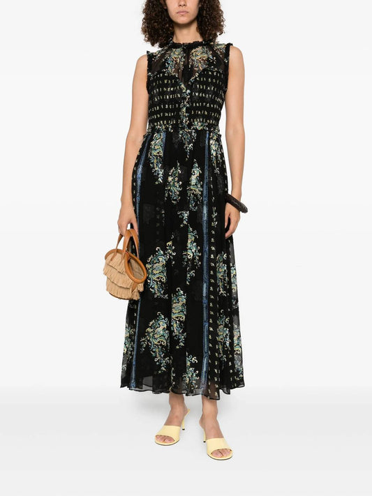 Ulla Johnson - Kasia Sleeveless Midi Dress