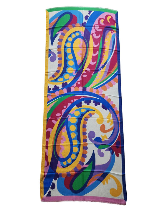 Etro - Women's Paisley & Floral Print Silk Blend Sheer Scarf