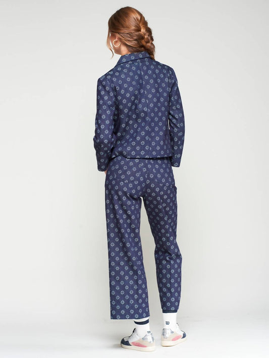 Vilagallo - Denim Printed Blazer