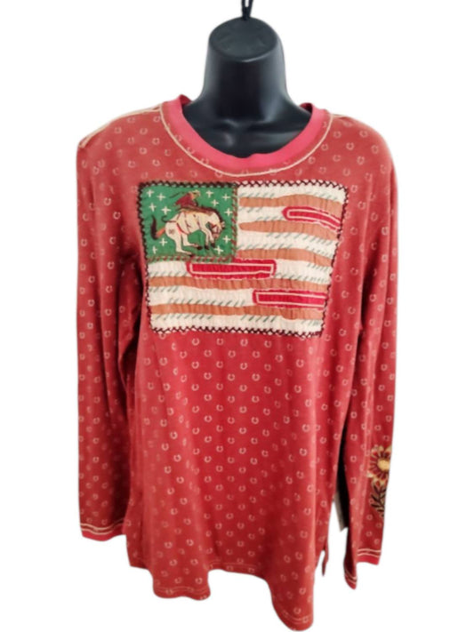 Double D Ranch - Women's Embroidered Top