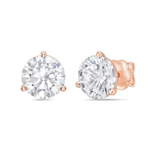 Diana M Jewels - 10.00 Cts Lab Grown Diamond Round Studs Earrings