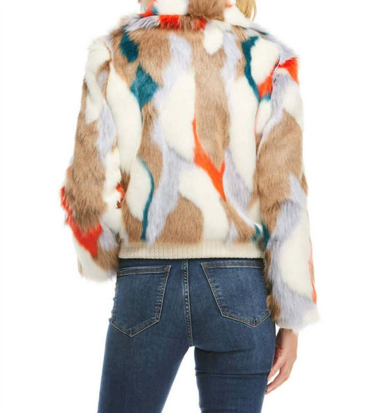 Fabulous Furs - Apres Ski Bomber Faux Fur Jacket