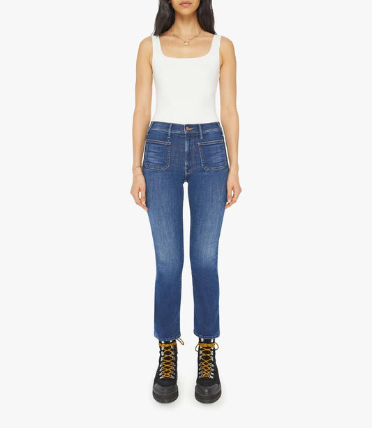 Mother - Patch Pocket Insider Flood Jean