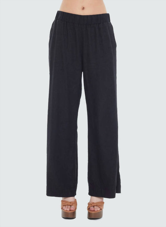 Dex - Wide Leg Elastic Waist Pant