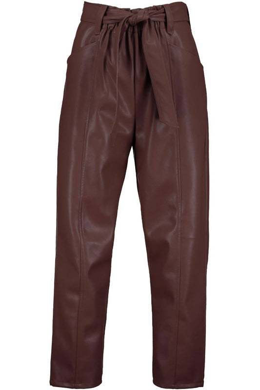 Harper Vegan Leather Bag Pant