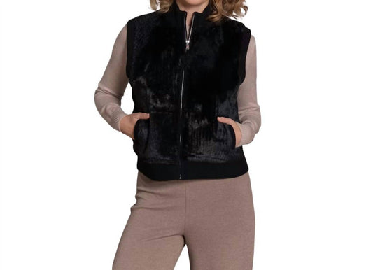 Alashan Cashmere - Fairbanks Faux Fur Zip Vest