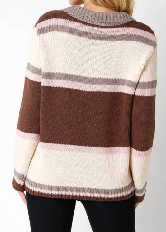 Olivaceous - Oversized Buttoned Sweater