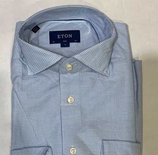 Eton - Men's Slim-fit Plaid Shirt