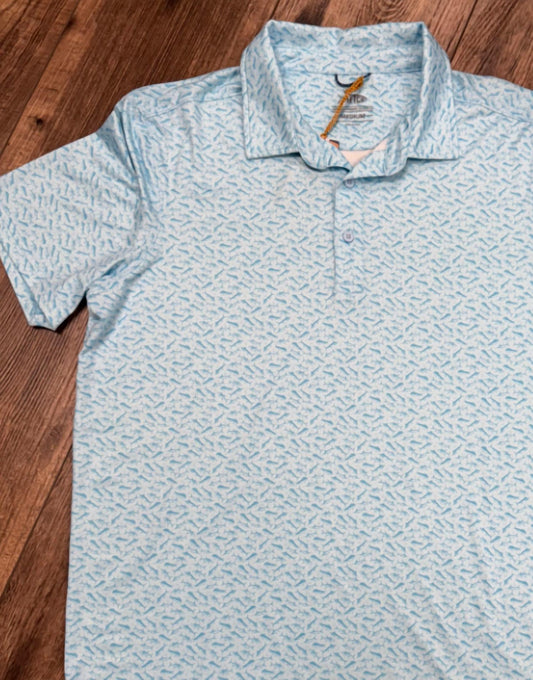 Aftco - Men's Printed Polo