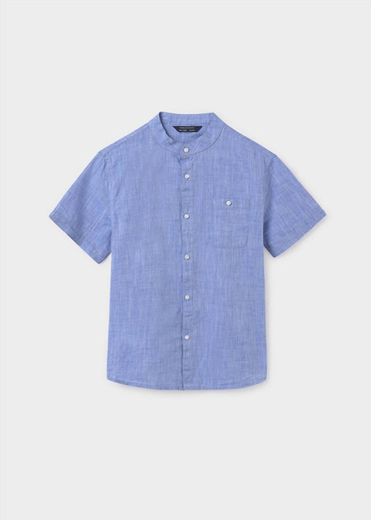 Mayoral - Boys' Chambray Short Sleeve Button Down