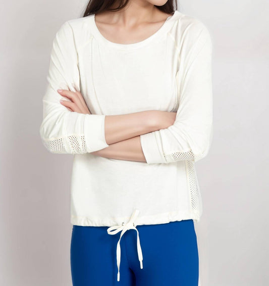 Johnny Was - Calme Effect Mesh Contrast Pullover