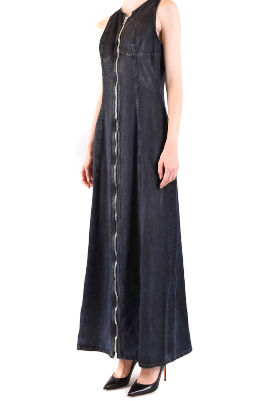 Diesel - Sleeveless Denim Maxi Dress