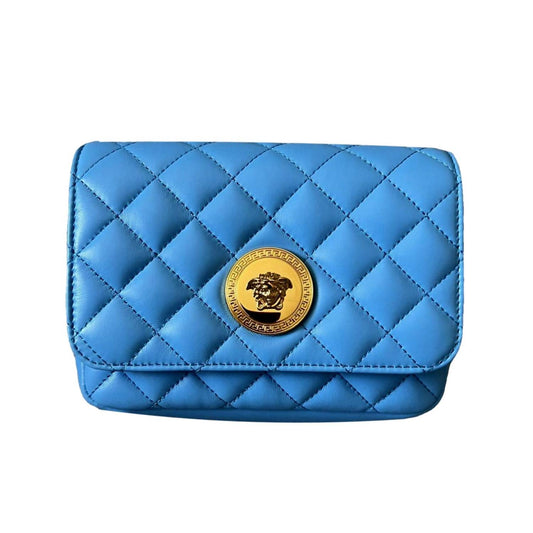 Versace - Women's Medusa Nappa Quilted Leather Chain Crossbody Bag