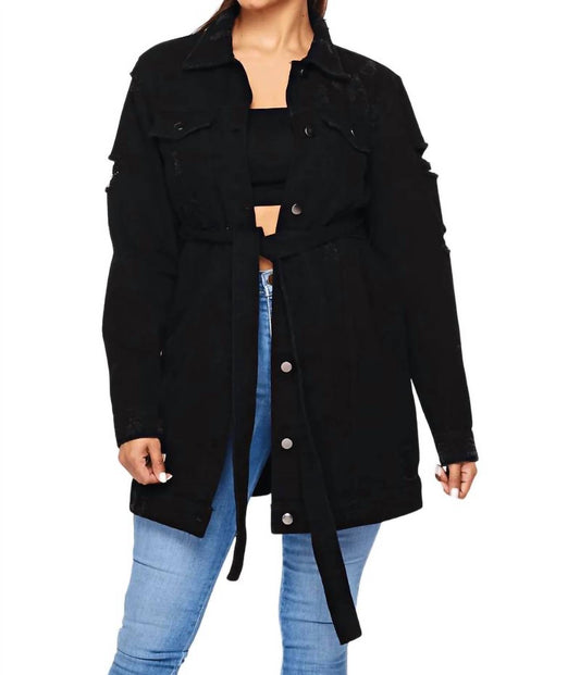 American Bazi - EDGY PLUS: Fashion Tour Denim Jacket