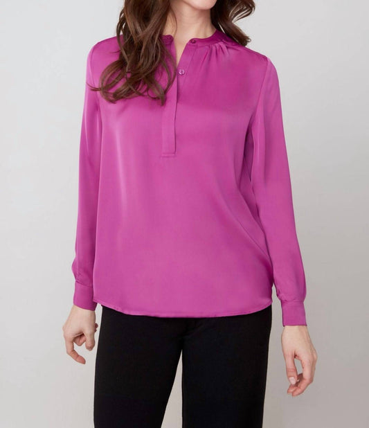 Renuar - Lux Silky Woven Blouse