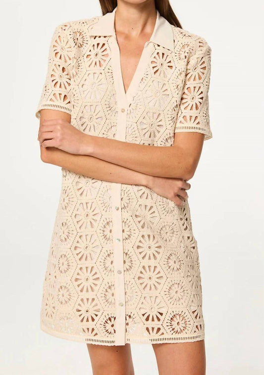 Misa Los Angeles - Carmel Crochet Shift Dress