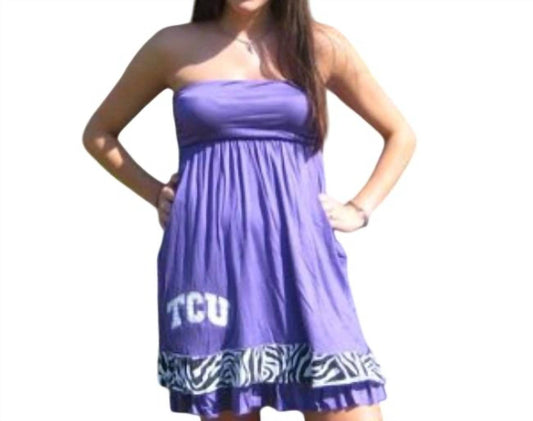 Livy Lu - TCU Logo Tube Dress