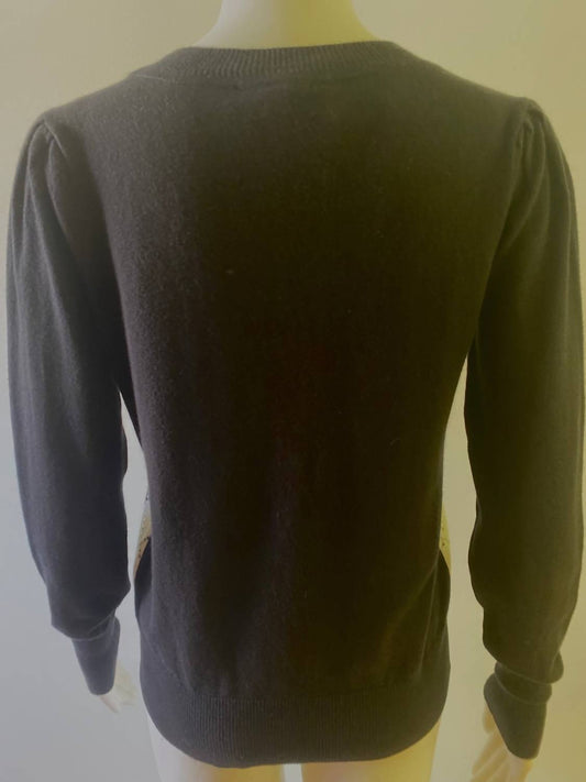 Elliott Lauren - Argyle Sweater with Sequins