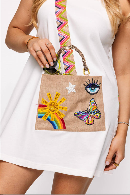 Queen Of Sparkles - Icon Crossbody Purse Tank Dress