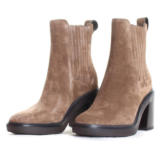 Tory Burch - Women's T Gore Heeled Ankle Booties