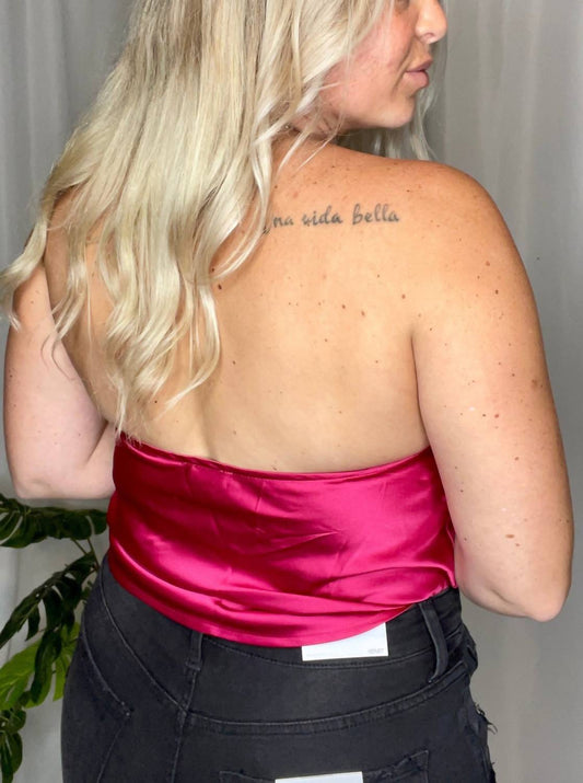 Le Lis - Party Girl Rhinestone Halter Top