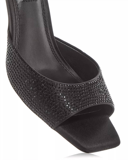 Aqua - Women's Embellished Stiletto Mules