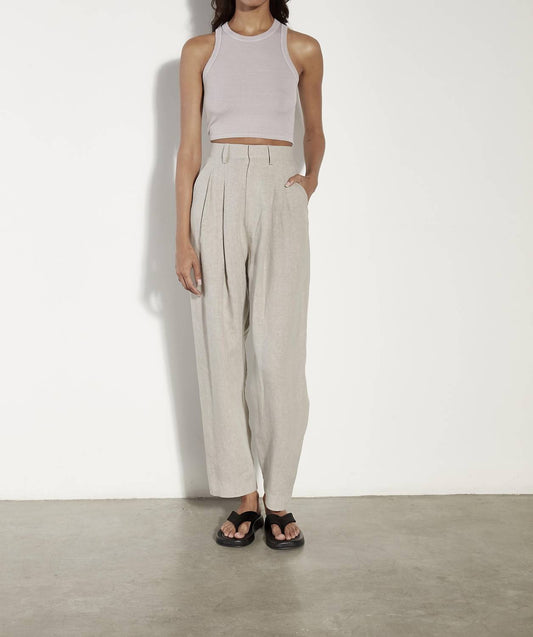 Enza Costa - SILK KNIT CROPPED BOLD SHEATH TANK