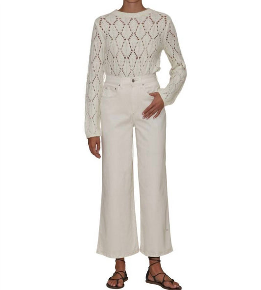 Le Jean - Juliette Wide Leg Ankle Pant